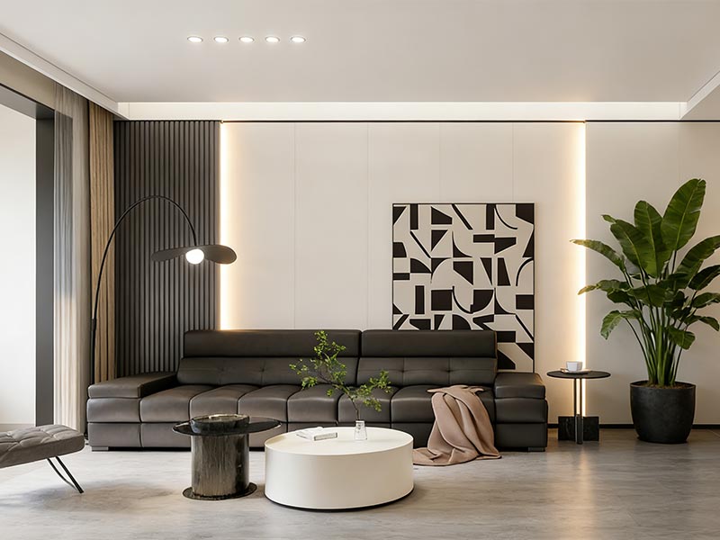 Options de couleur du panneau mural WPC