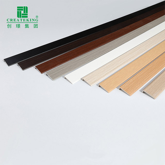 Profilés de bordure de sol en PVC en forme de L 20*4,5 mm