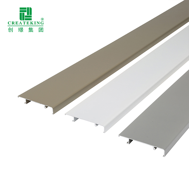 Ligne de plinthes en aluminium respectueuse de l'environnement du fabricant OEM de la Chine 