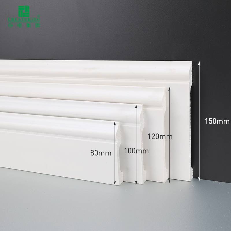 Bâti classique de plinthe de polystyrène réutilisé par 80-150mm de plinthe de picoseconde