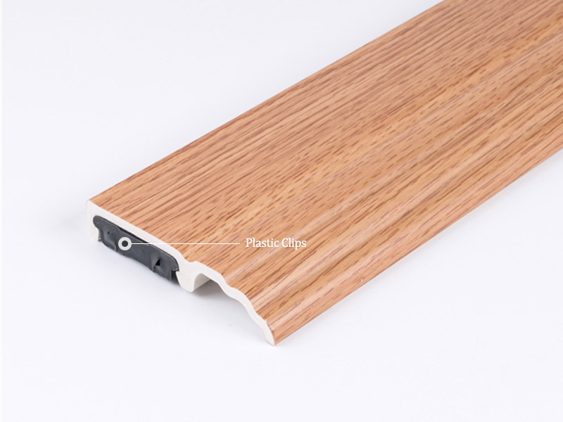 clips pour plinthes en plastique